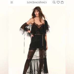 Elegant Black Lace Dress